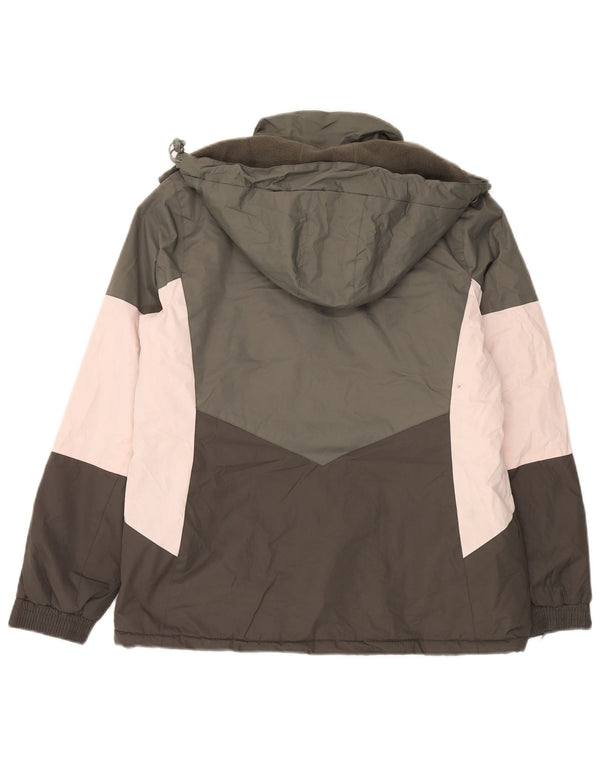 Chaqueta cortavientos para mujer Mountain Warehouse UK 44 Large Caqui Colorblock