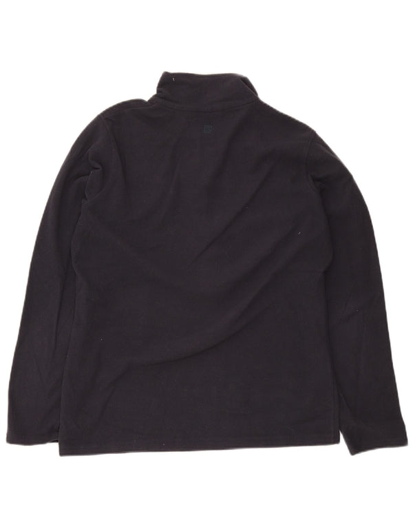 Jersey de forro polar con cuello y cremallera para mujer Mountain Warehouse UK 44 Azul marino mediano