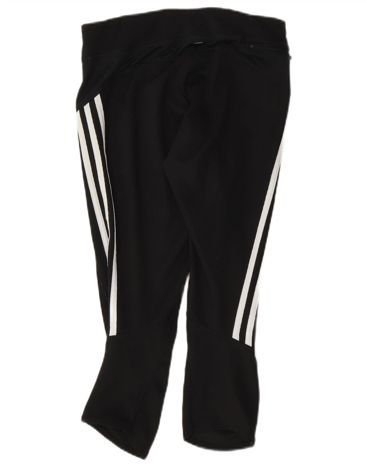 Adidas Climalite Capri Leggings para mujer UK 8 Pequeño Poliéster negro