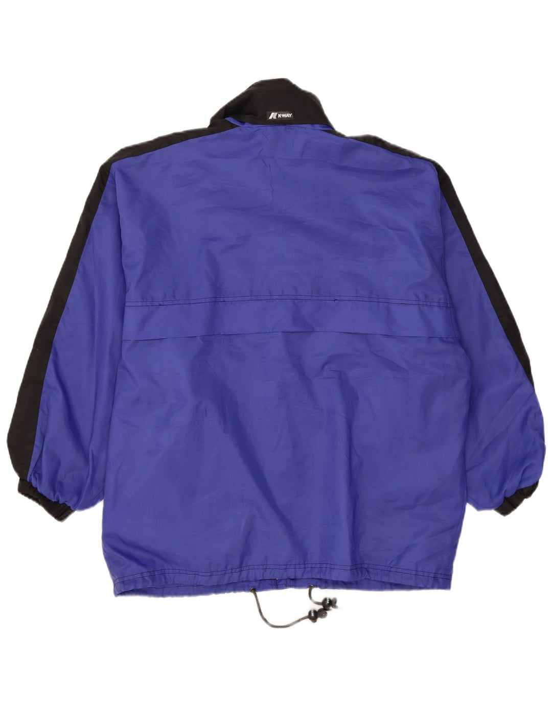 K-Way Chaqueta impermeable holgada para hombre ES 38 Azul medio Poliamida con bloques de color