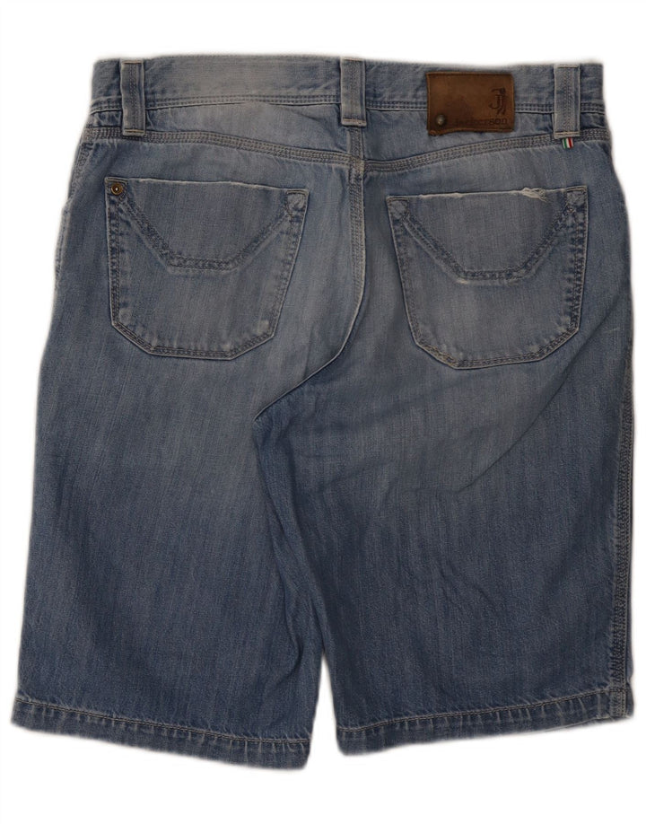 Pantalones cortos vaqueros Jeckerson para hombre W33 azul medio