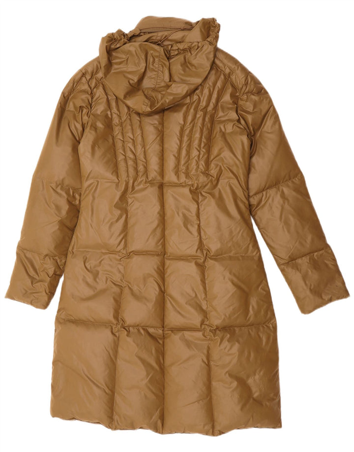 Guess Abrigo acolchado con capucha para mujer UK 44 Poliamida caqui mediana