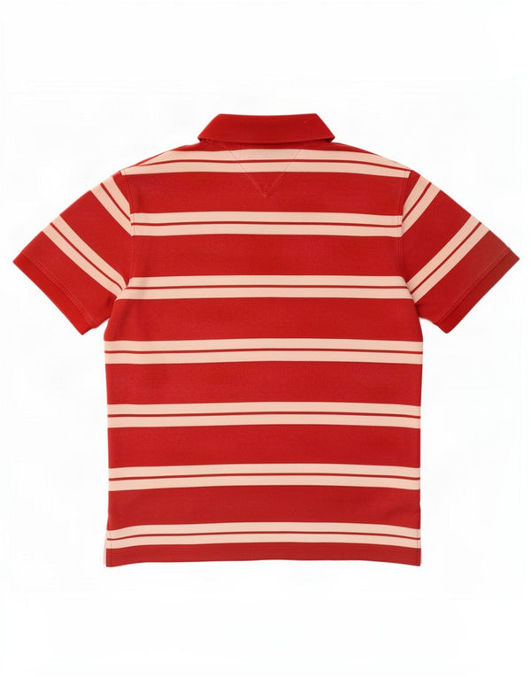 Tommy Hilfiger Polo para hombre de algodón a rayas rojas grandes