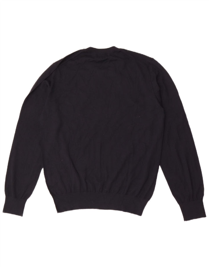 Dolce & Gabbana Jersey tipo jersey con cuello redondo para hombre IT 50 Medium Azul marino