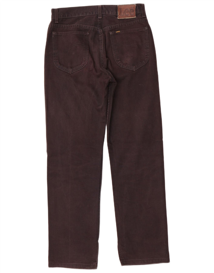 Vaqueros rectos Lee para hombre W30 L34 Algodón negro