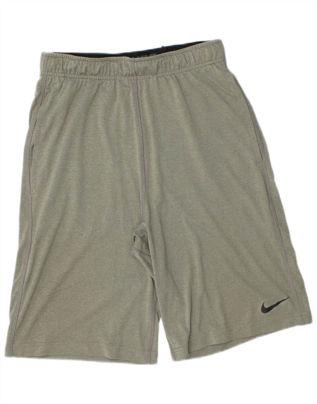 Nike - Pantalones cortos deportivos Dri Fit para hombre, poliéster verde pequeño