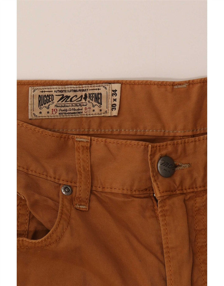 Marlboro Classics Pantalones casuales rectos regulares para hombre W30 L34 Marrón