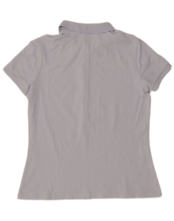 Polo Lacoste Mujer Talla 40 Algodón Azul Medio