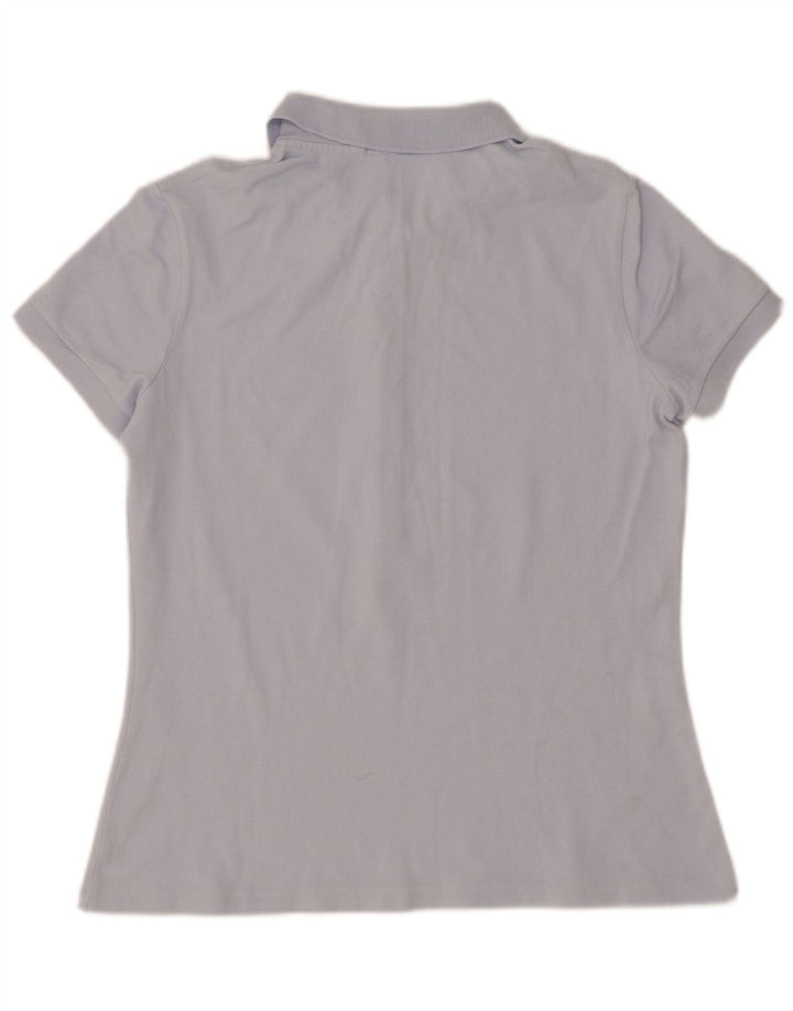 Polo Lacoste Mujer Talla 40 Algodón Azul Medio