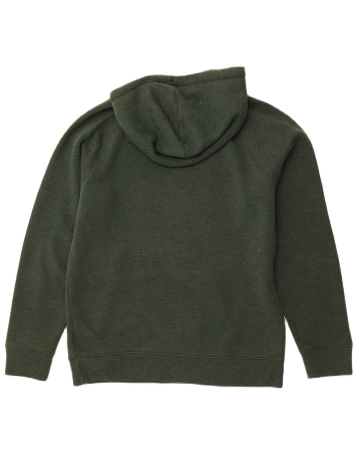 HOLLISTER Jersey con capucha para hombre de algodón moteado verde pequeño