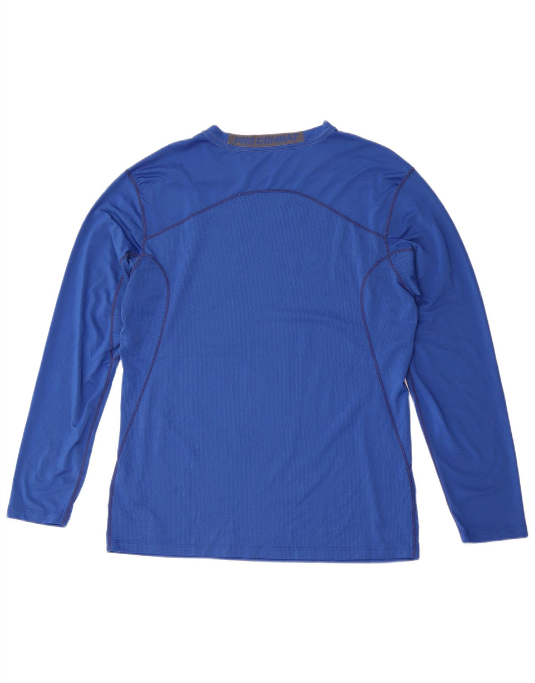 Nike Dri Fit Top manga larga poliéster azul grande para hombre