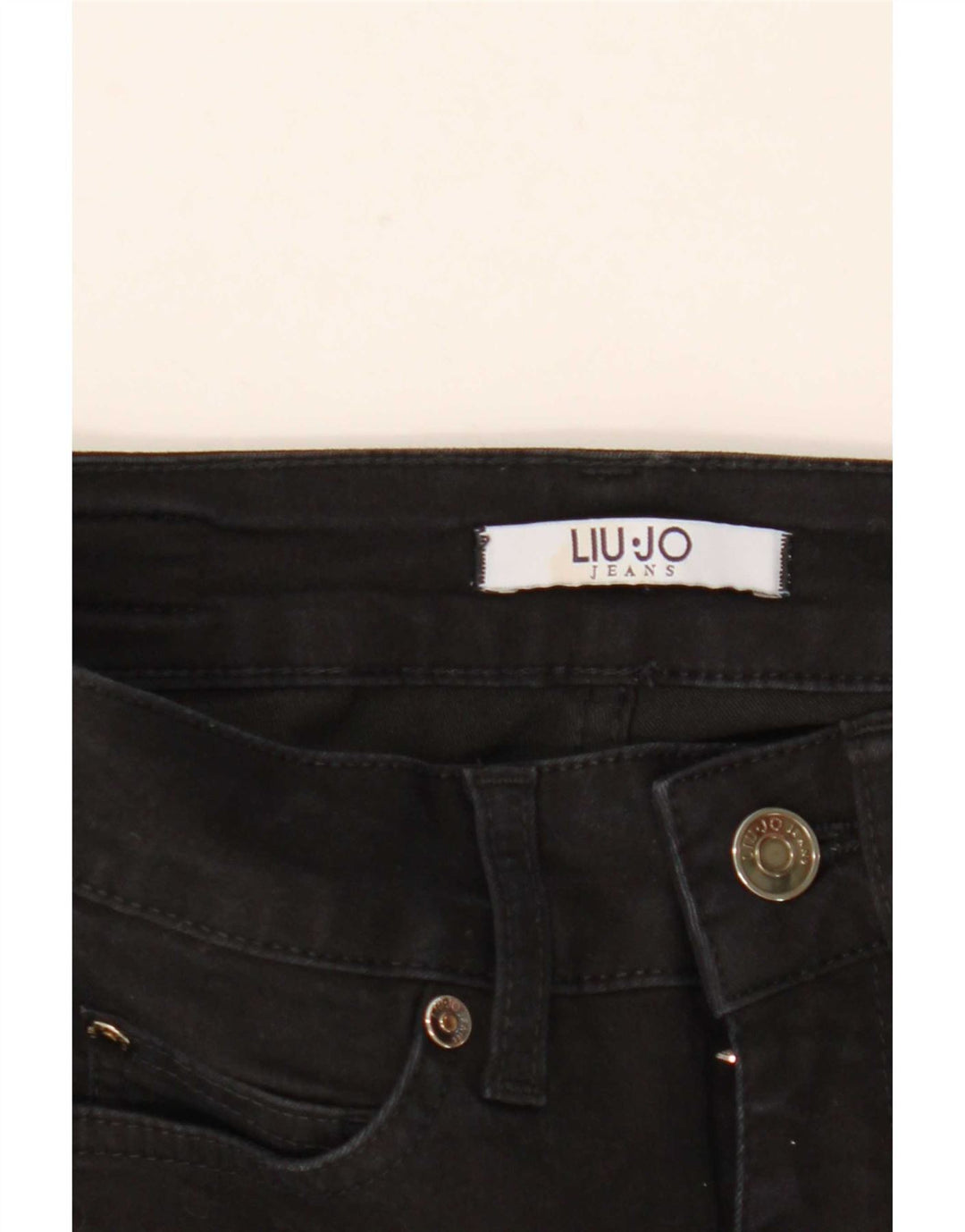 Vaqueros pitillo para mujer Liu Jo W22 L26 Negro