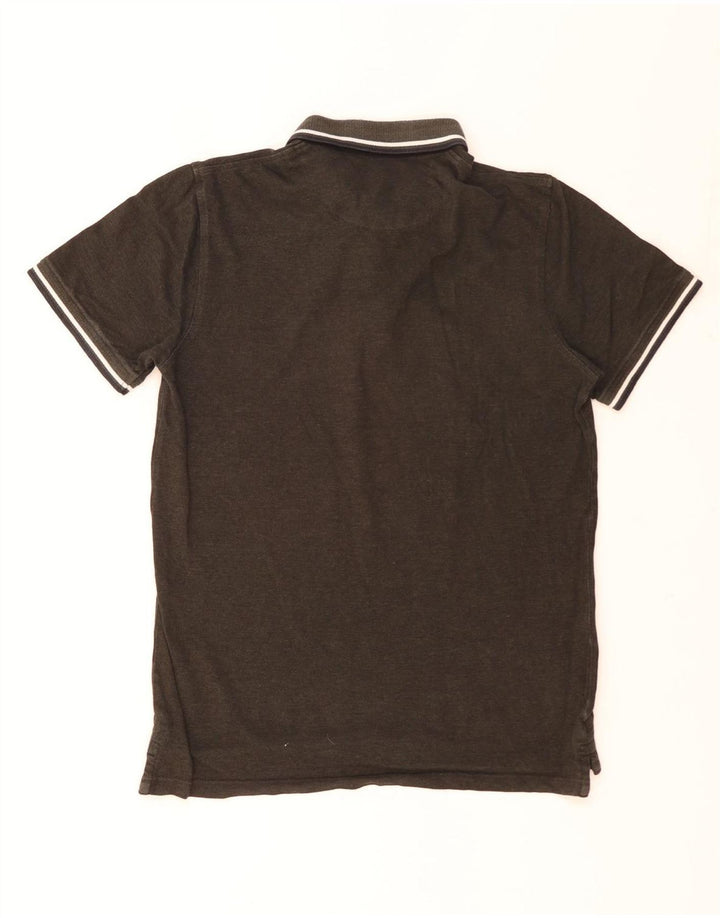 JACK & JONES Polo para hombre de rayas caqui grande