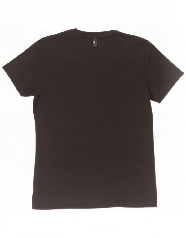 Tommy Hilfiger - Camiseta para hombre, talla pequeña, algodón negro