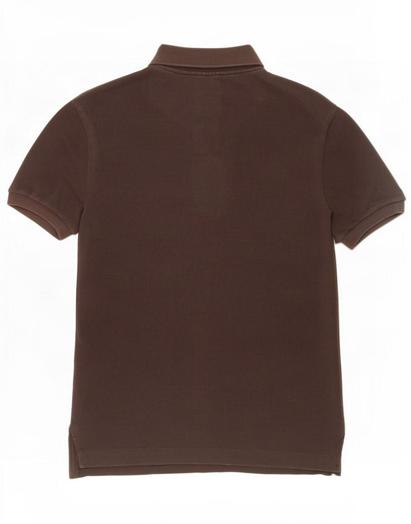 Polo Lacoste para hombre talla 3 Small Brown Cotton