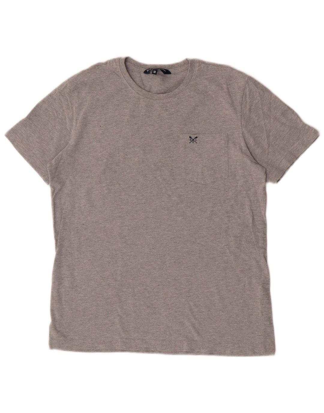 Crew Clothing Camiseta para hombre Top Algodón gris medio
