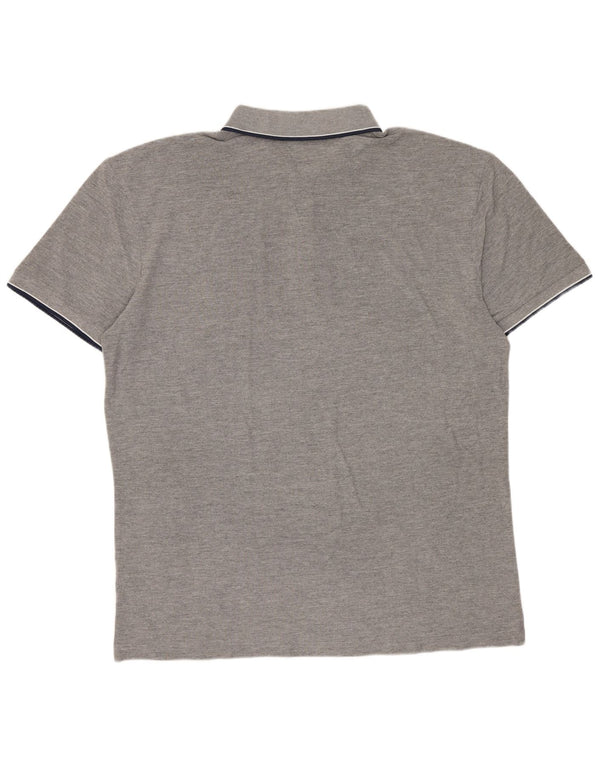 Kappa Polo Hombre XL Gris Algodón