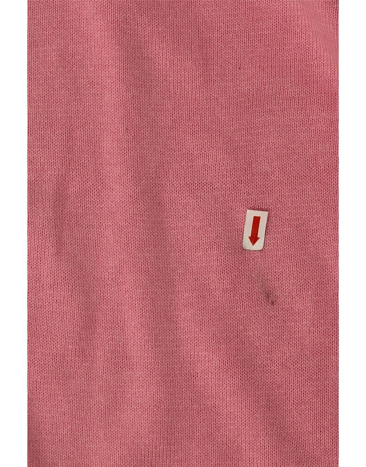 Marks & Spencer Jersey con Cuello en V para Hombre de algodón Rosa Medio