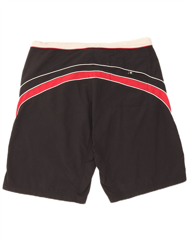 Champion Bañador con estampado gráfico para hombre XL Poliéster color block negro