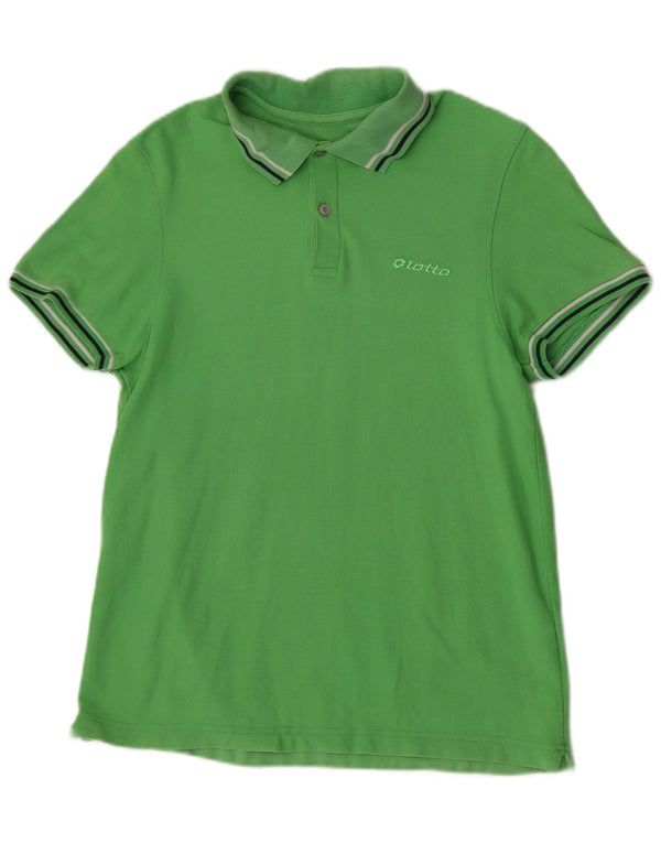 Lotto Polo Hombre Verde Pequeño