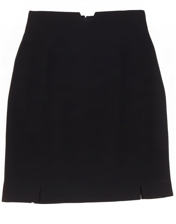 Falda lápiz para mujer Escada EU 40 Medium W27 Lana azul marino