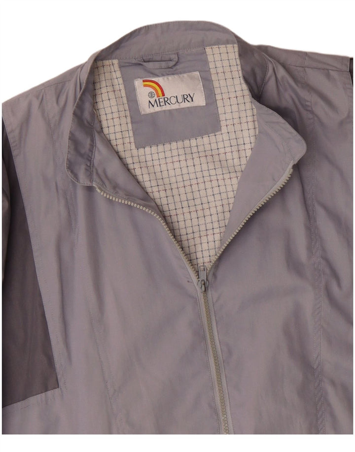 Chaqueta bomber Mercury para hombre UK 42 XL Bloque de color morado