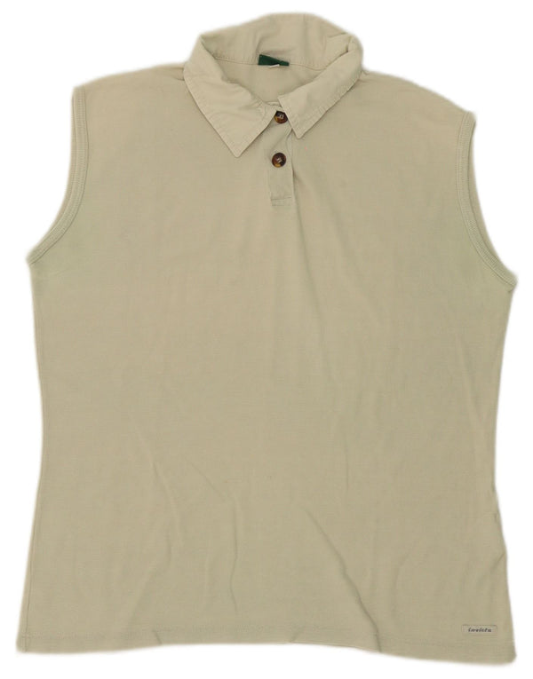 Invicta Polo sin mangas para mujer UK 18 XL Algodón verde
