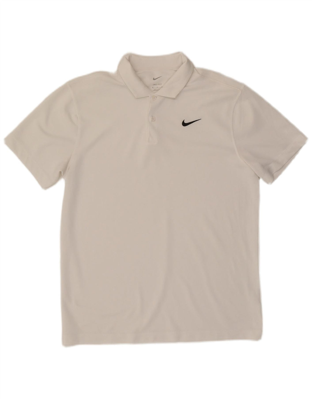 Nike Polo Dri Fit para Hombre Blanco Mediano