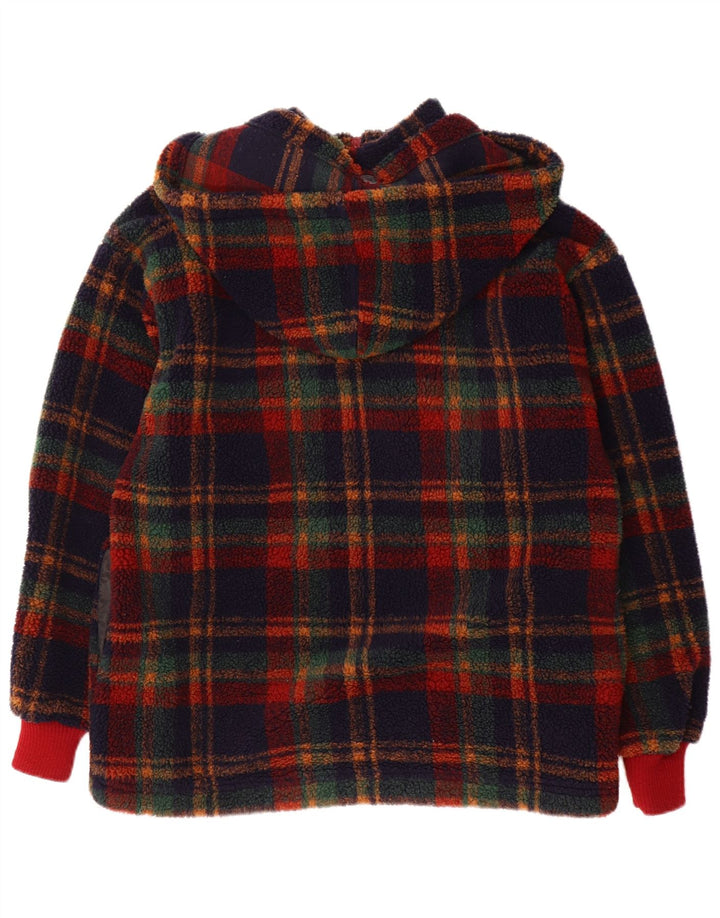 Jockey Chaqueta Polar con Capucha para Hombre UK 38 Medium Poliéster a Cuadros Multicolor