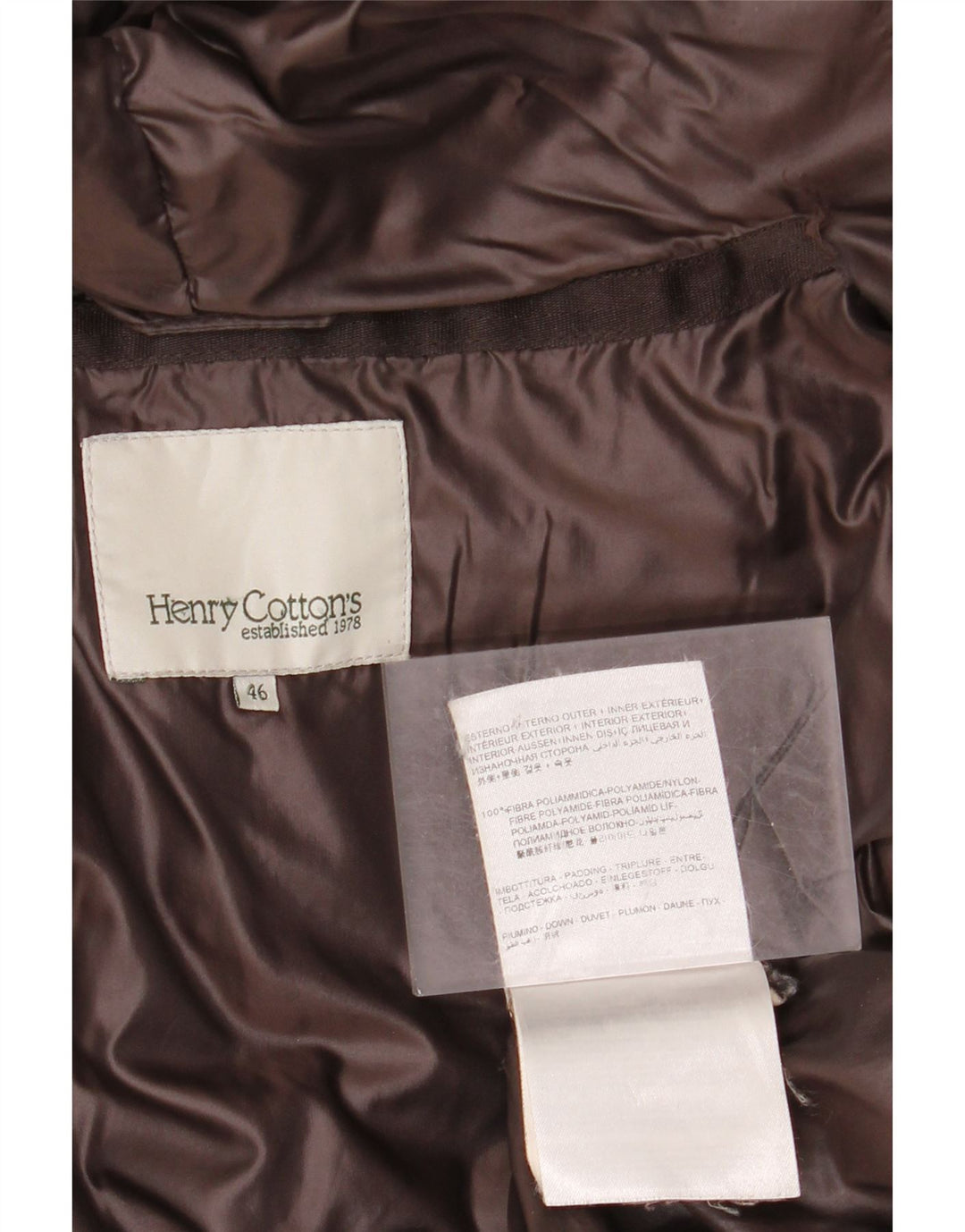 Abrigo acolchado con capucha para mujer IT 46 Large