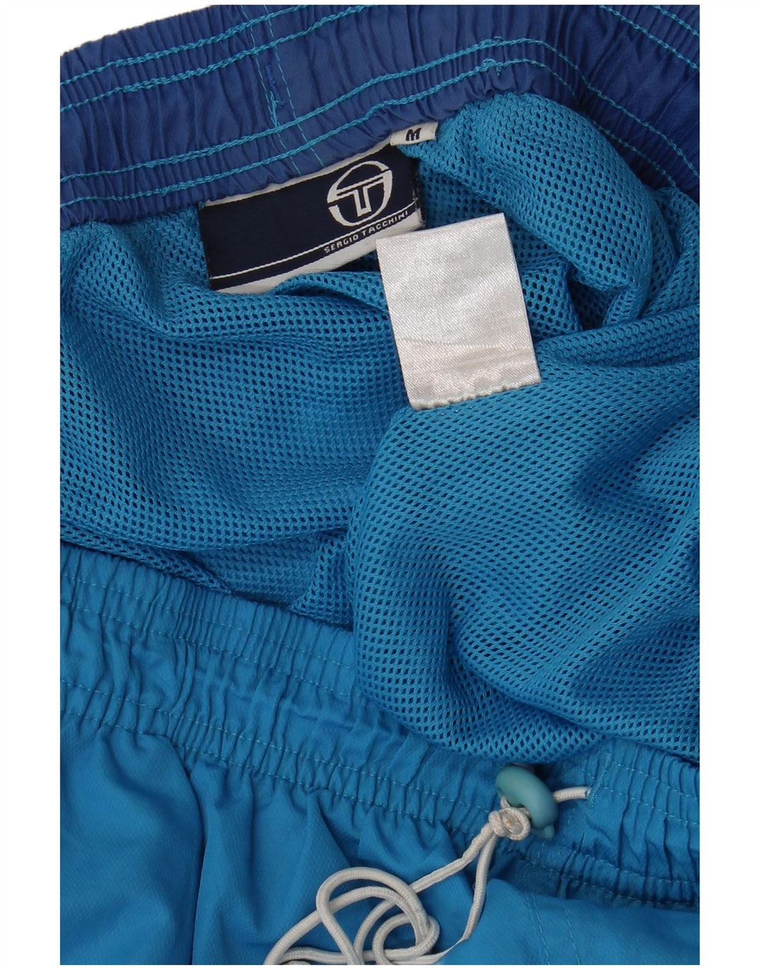 Shorts Deportivos Sergio Tacchini Hombre Azul Medio Colorblock