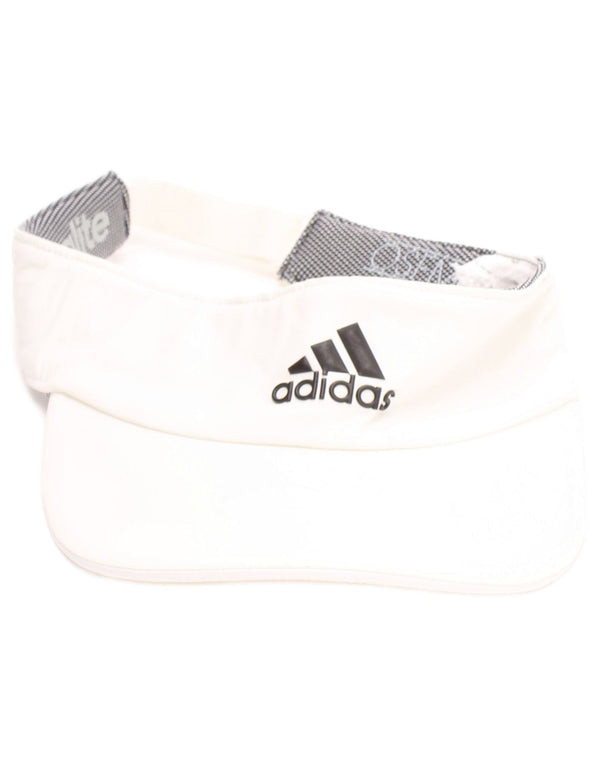 Adidas Mens Climalite Tennis Graphic Visor Cap Talla única Blanco Deportes