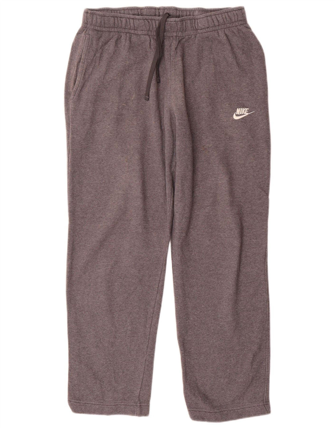 Nike - Pantalón de chándal para hombre, talla grande, algodón gris