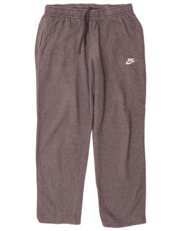 Nike Mens Tracksuit Trousers Large Grey Cotton