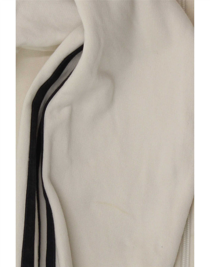 Adidas Hombre Chándal Top Chaqueta XL Off White Algodón