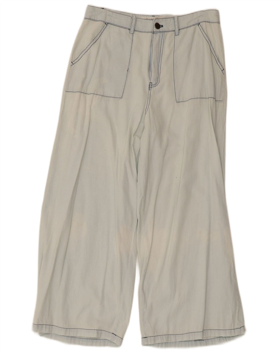 Rip Curl Pantalones Cortos De Pierna Ancha Para Mujer Pequeños W28 L23 Azul