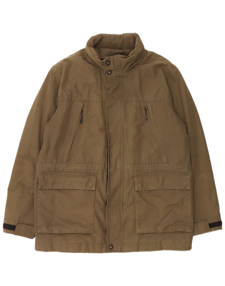 Marks & Spencer Chaqueta utilitaria con capucha para hombre UK 42 XL Caqui