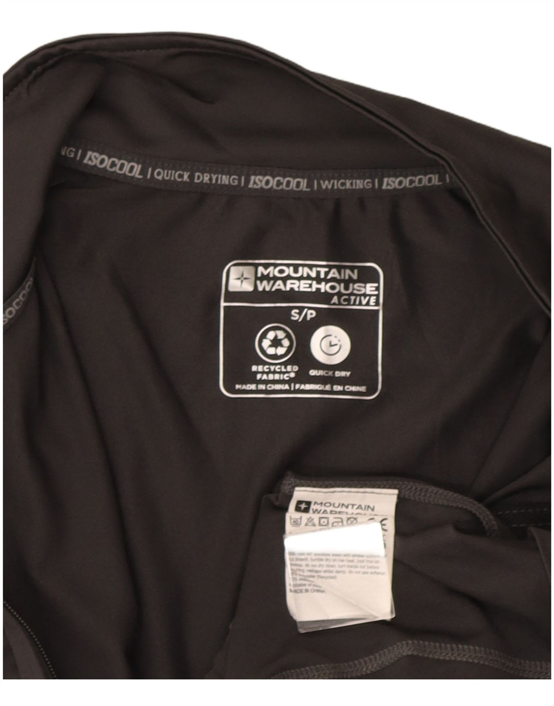 Chaqueta superior de chándal para hombre de Mountain Warehouse Poliéster gris pequeño