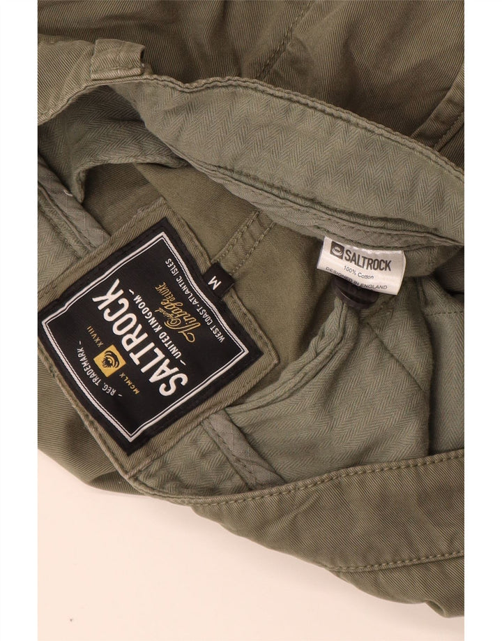 SALTROCK Pantalones cortos chinos para hombre mediano W32 algodón caqui