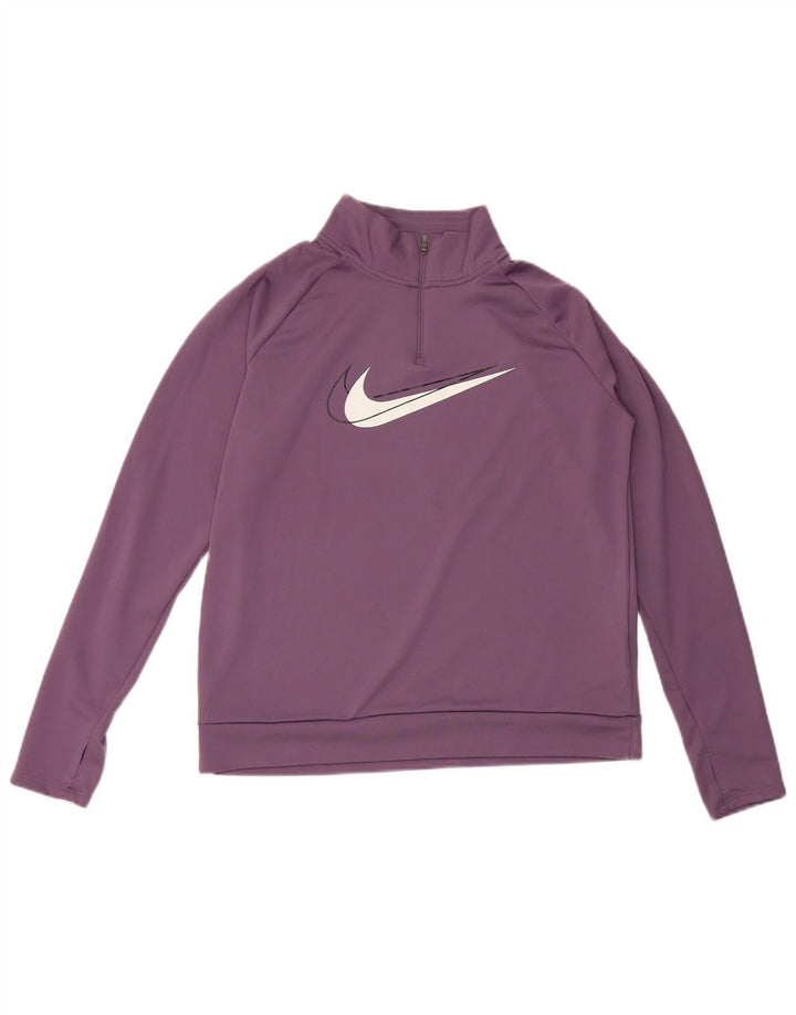 Nike Dri Fit Graphic - Chándal para mujer, talla M, color morado