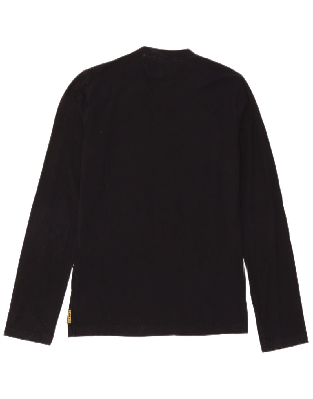 Armani Jeans Hombre Gráfico Top Manga Larga Medio Algodón Negro