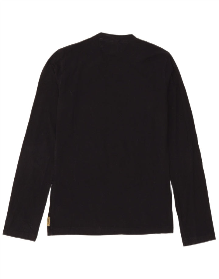 Armani Jeans Hombre Gráfico Top Manga Larga Medio Algodón Negro