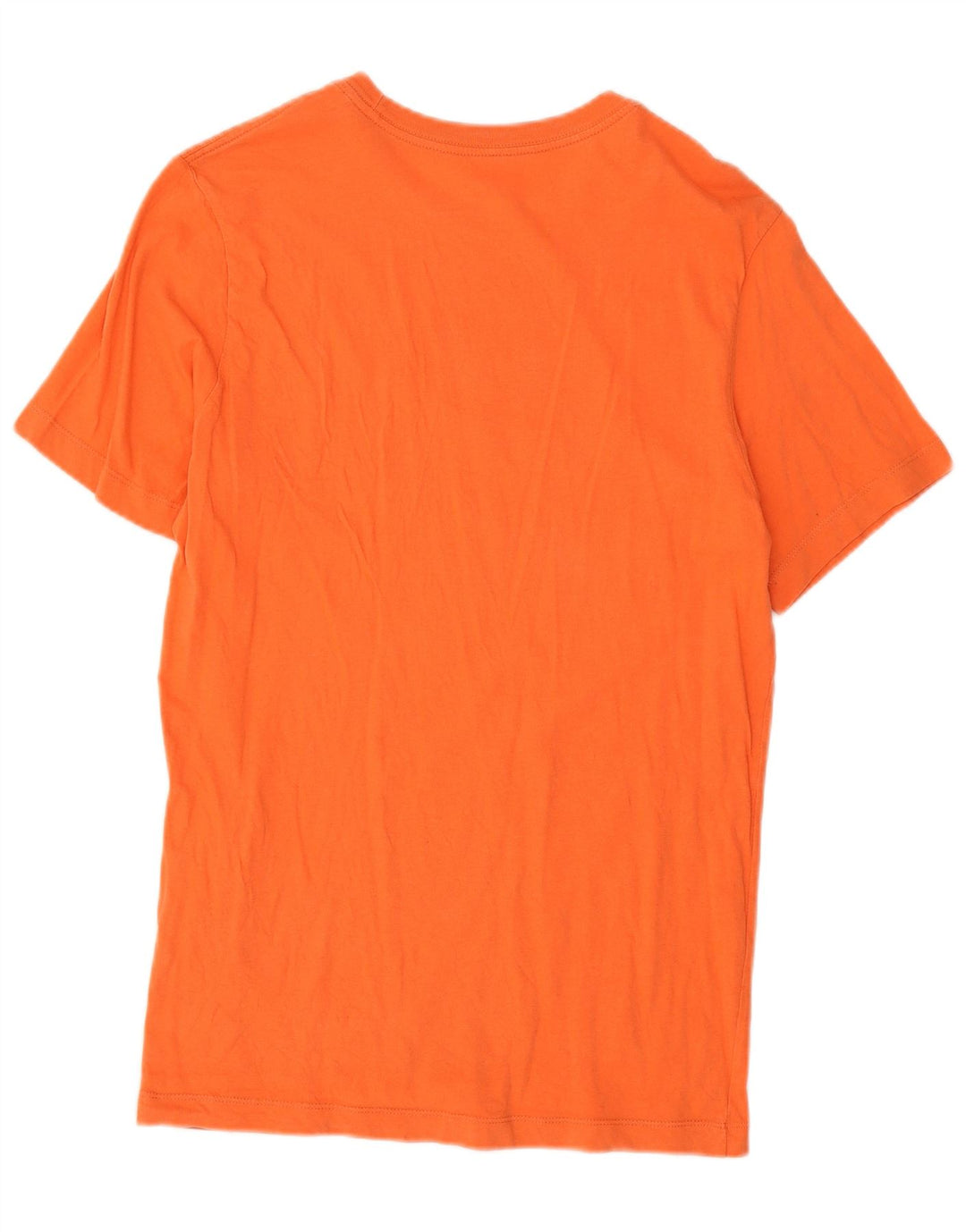 Nike - Camiseta gráfica para hombre, parte superior de algodón naranja mediano