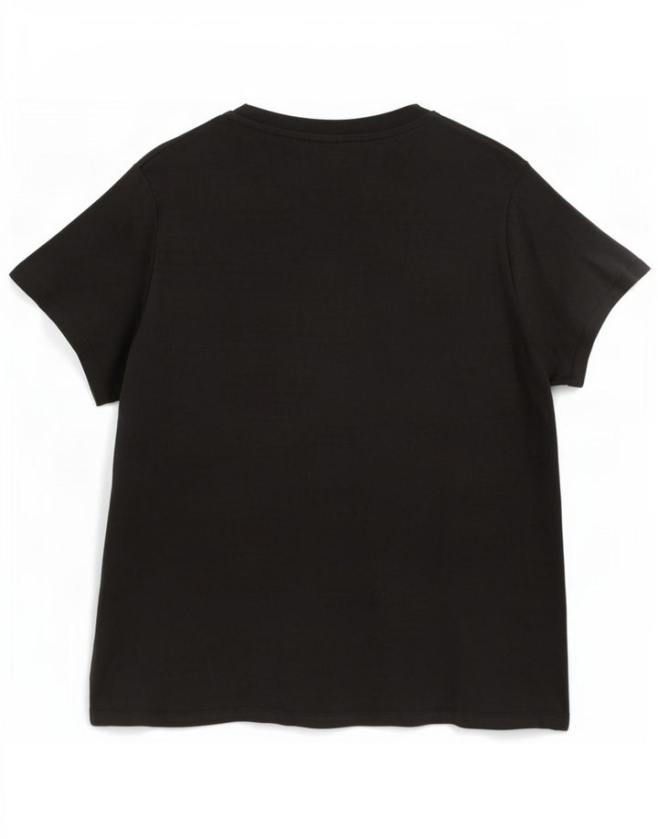 Levi's Camiseta gráfica para mujer Top UK 20 2XL Negro
