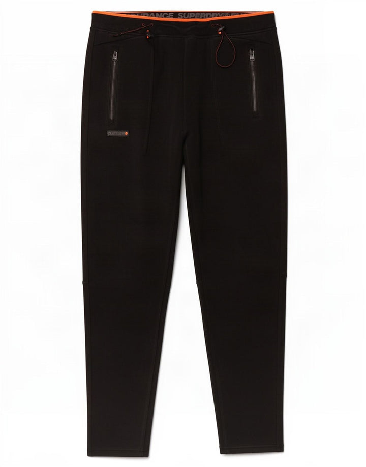 Superdry Pantalón De Chándal Para Hombre Grande Poliéster Negro