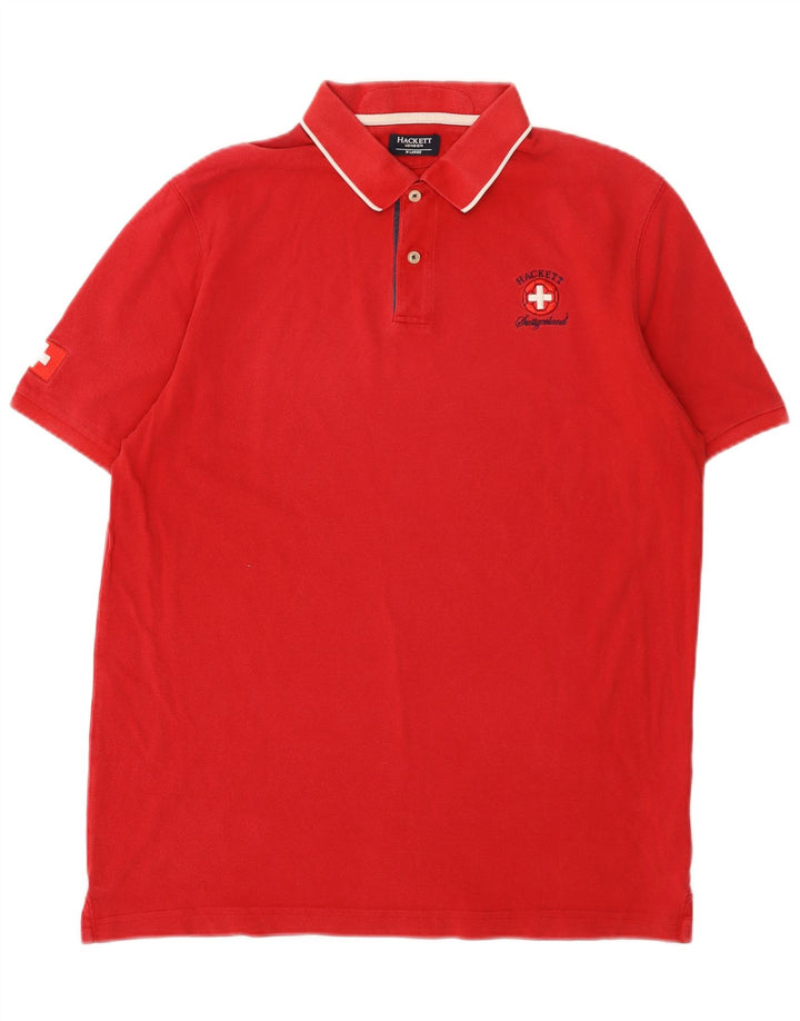 Hackett Polo Hombre XL Algodón Rojo