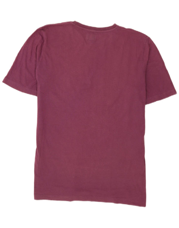 Kappa Hombre Camiseta Gráfica Top XL Algodón Morado