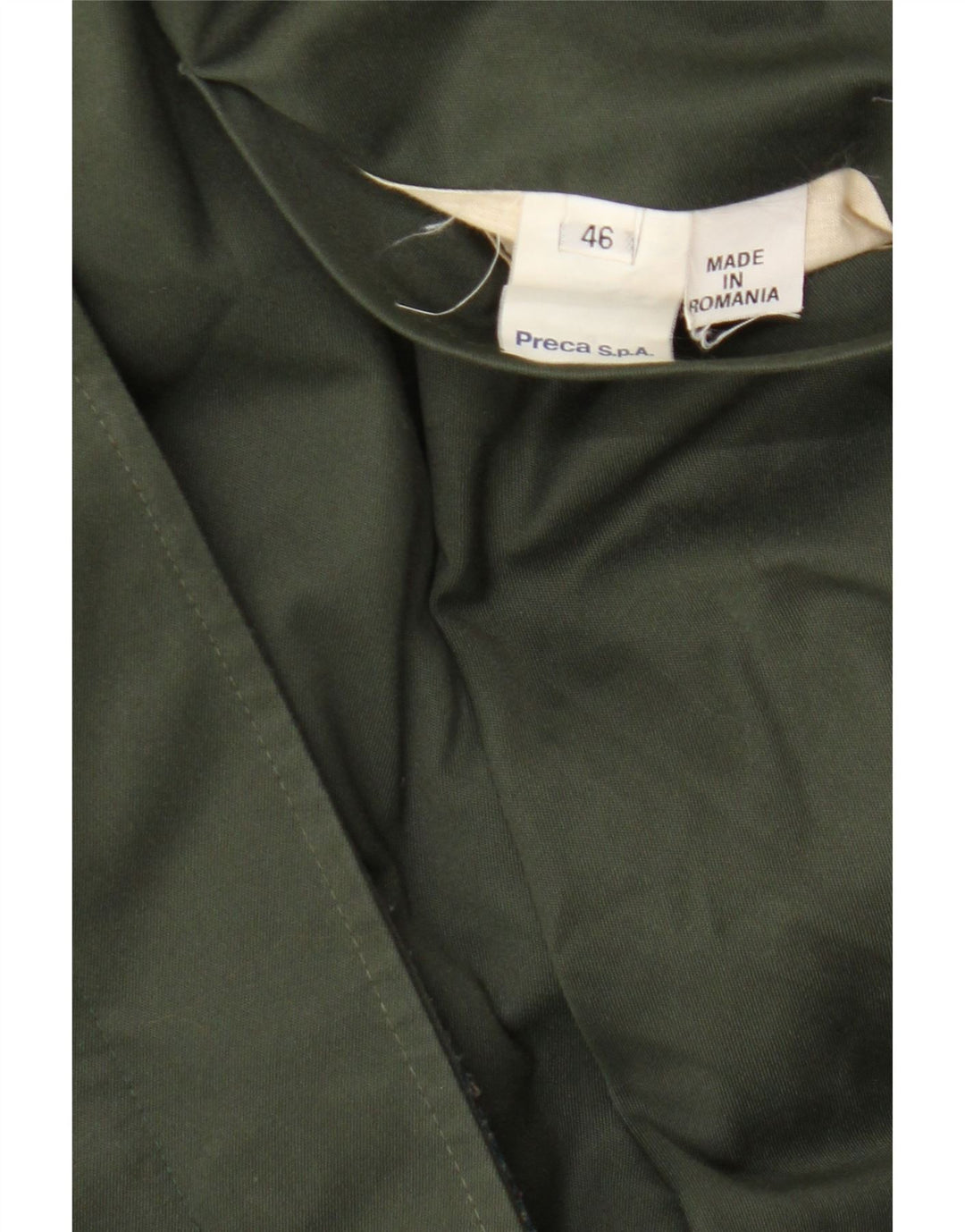 Gabardina reversible vintage para mujer IT 46 Poliéster a cuadros verdes grandes