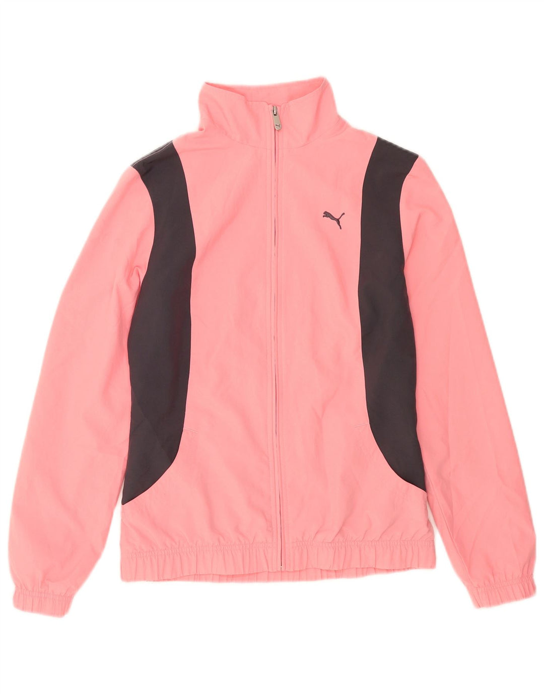 Puma Chaqueta de chándal para mujer UK 40 Poliéster con bloques de color rosa medio