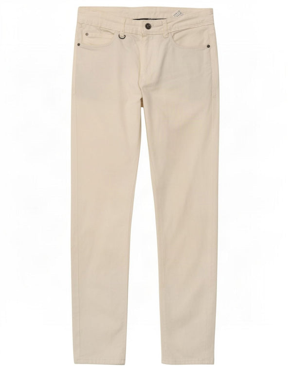 Zara Mens Slim Jeans EU 36 XS W29 L30 Algodón Blanco